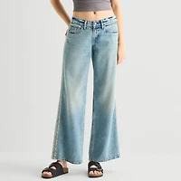 Arizona Womens Juniors Low Rise Baggy Fit Jean