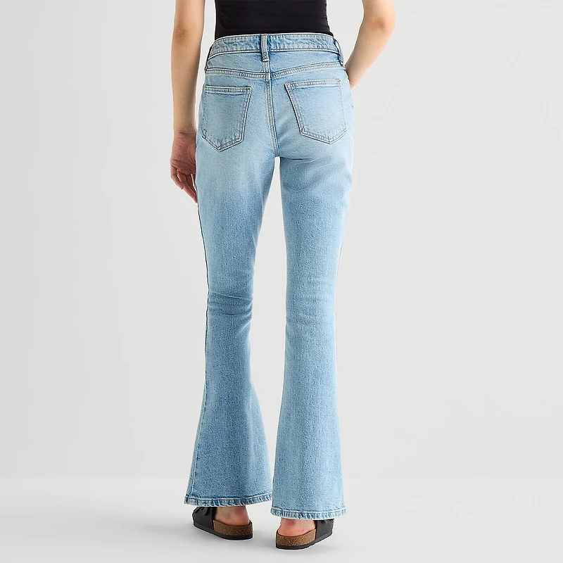 Arizona Womens Juniors Low Rise Bootcut Jean