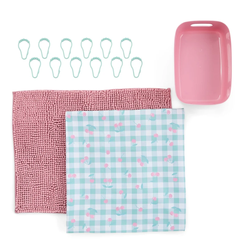 AEROPOSTALE Cherries 15-pc. Shower Curtain Set