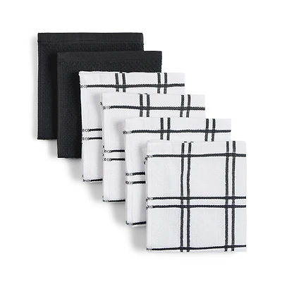 Cooks Plaid 6-pc. Dish Cloth Set