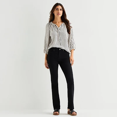 St. John's Bay Womens Mid Rise Bootcut Jean