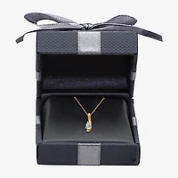 (I/Si2) Womens Lab Grown White Diamond Pear 18 Inch Pendant Necklace