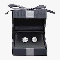 (I/Si2) 1/4 CT. T.W. Lab Grown White Diamond Sterling Silver 3.3mm Stud Earrings