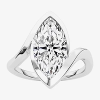 Grown Gorgeous (F / Vs2) Womens 2 1/4 CT. Lab White Diamond 14K Gold Marquise Solitaire Engagement Ring