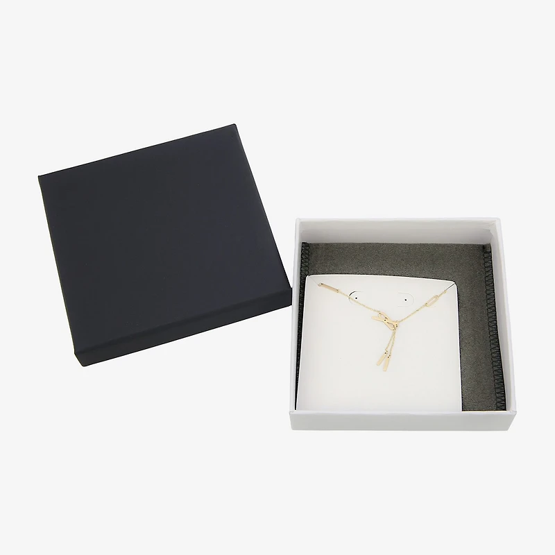Gold Addiction Womens 10K Gold Inch Link Chain Necklace