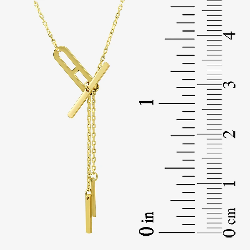 Gold Addiction Womens 10K Gold Inch Link Chain Necklace