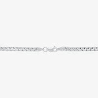 Made in Italy Mens Sterling Silver 24 Inch Box Chain Necklace