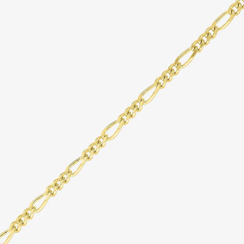 Made in Italy Mens 14K Gold Over Silver Inch Figaro Chain Necklace