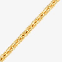Made in Italy Unisex Adult 14K Gold Over Silver Inch Rolo Chain Necklace