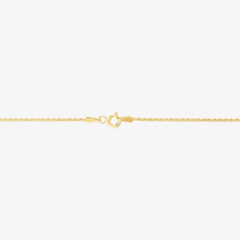 Made in Italy Unisex Adult 24K Gold Over Silver 20 Inch Rope Chain Necklace