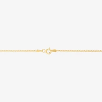 Made in Italy Unisex Adult 24K Gold Over Silver 20 Inch Rope Chain Necklace