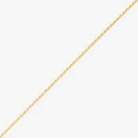 Made in Italy Unisex Adult 24K Gold Over Silver 20 Inch Rope Chain Necklace