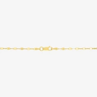 Made in Italy Womens 14K Gold Over Silver Inch Chain Necklace