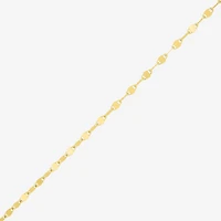 Made in Italy Womens 14K Gold Over Silver Inch Chain Necklace
