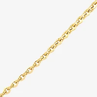 Made in Italy Unisex Adult 14K Gold Over Silver 20 Inch Cable Chain Necklace