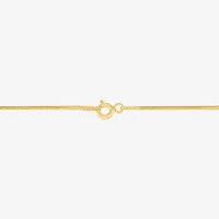Made in Italy Womens 14K Gold Over Silver 18 Inch Snake Chain Necklace