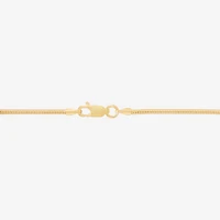 Made in Italy Unisex Adult 24K Gold Over Silver Inch Snake Chain Necklace