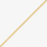 Made in Italy Unisex Adult 14K Gold Over Silver Inch Snake Chain Necklace