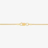 Made in Italy Unisex Adult 24K Gold Over Silver Inch Snake Chain Necklace