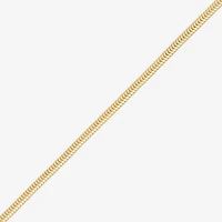 Made in Italy Unisex Adult 24K Gold Over Silver Inch Snake Chain Necklace