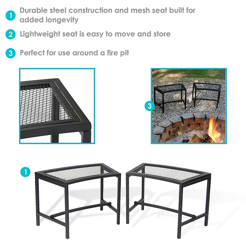 Sunnydaze Traditional 2-pc. Bench