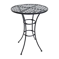 Weather Resistant Iron Side Table