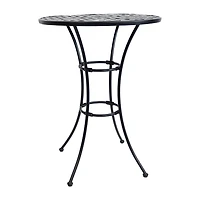Weather Resistant Iron Side Table