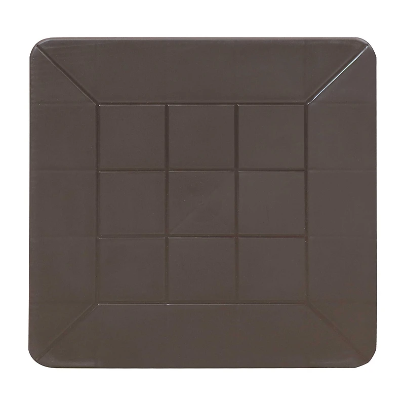 2pc Plastic Square Patio Side Table