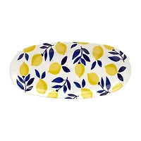 Tabletops Unlimited Lemons Oval Platter