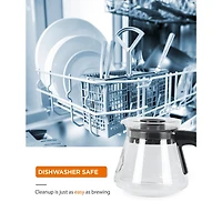 Commercial Chef Drip Coffee Maker with pour over cup