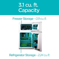 Black+Decker Mini Refrigerator