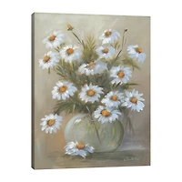 Lumaprints Bowl Of Daisies Canvas Art