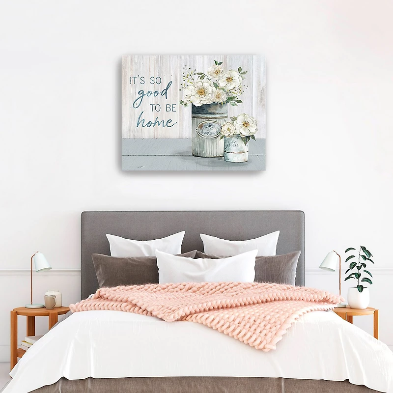 Lumaprints Good To Be Home Canvas Art