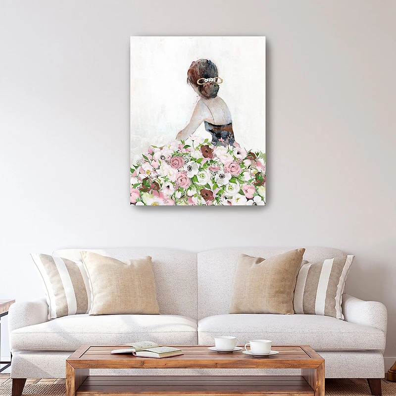 Floral Contemplation II Canvas Art