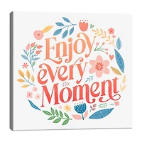 Lumaprints Enjoy Every Moment Canvas Art