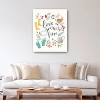 Life Full Bloom II Canvas Art