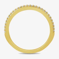 (G / Si2) Womens 3/4 CT. T.W. Lab Grown White Diamond 14K Gold Over Silver Oval Side Stone Halo Bridal Set
