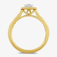 Womens 1 CT. T.W. Lab Grown White Diamond 14K Gold Over Silver Wedding Bridal Set