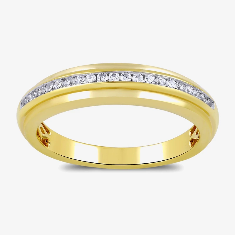 Womens 1 CT. T.W. Lab Grown White Diamond 14K Gold Over Silver Wedding Bridal Set
