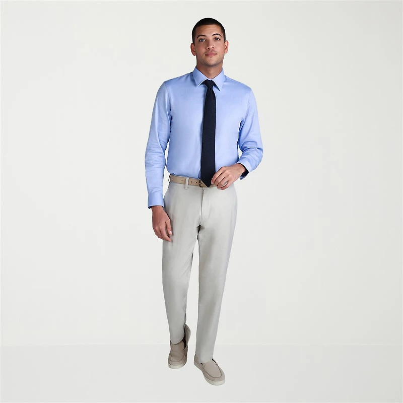 Haggar Premium Comfort Mens Classic Fit Easy Care Long Sleeve Dress Shirt