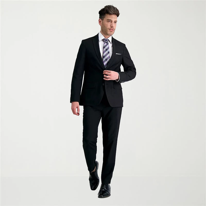 Haggar Smart Wash With Repreve Mens Stretch Fabric Slim Fit Suit Jacket