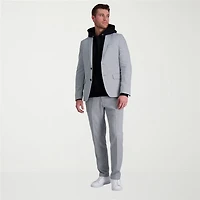 Haggar Smart Wash With Repreve Mens Stretch Fabric Slim Fit Flat Front Suit Pant