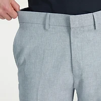 Haggar Smart Wash With Repreve Mens Stretch Fabric Slim Fit Flat Front Suit Pant