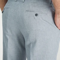 Haggar Smart Wash With Repreve Mens Stretch Fabric Slim Fit Flat Front Suit Pant