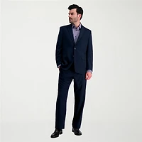 Haggar JMH Herringbone Mens Stretch Fabric Classic Fit Suit Jacket