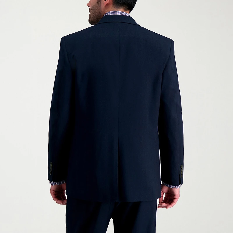 Haggar JMH Herringbone Mens Stretch Fabric Classic Fit Suit Jacket