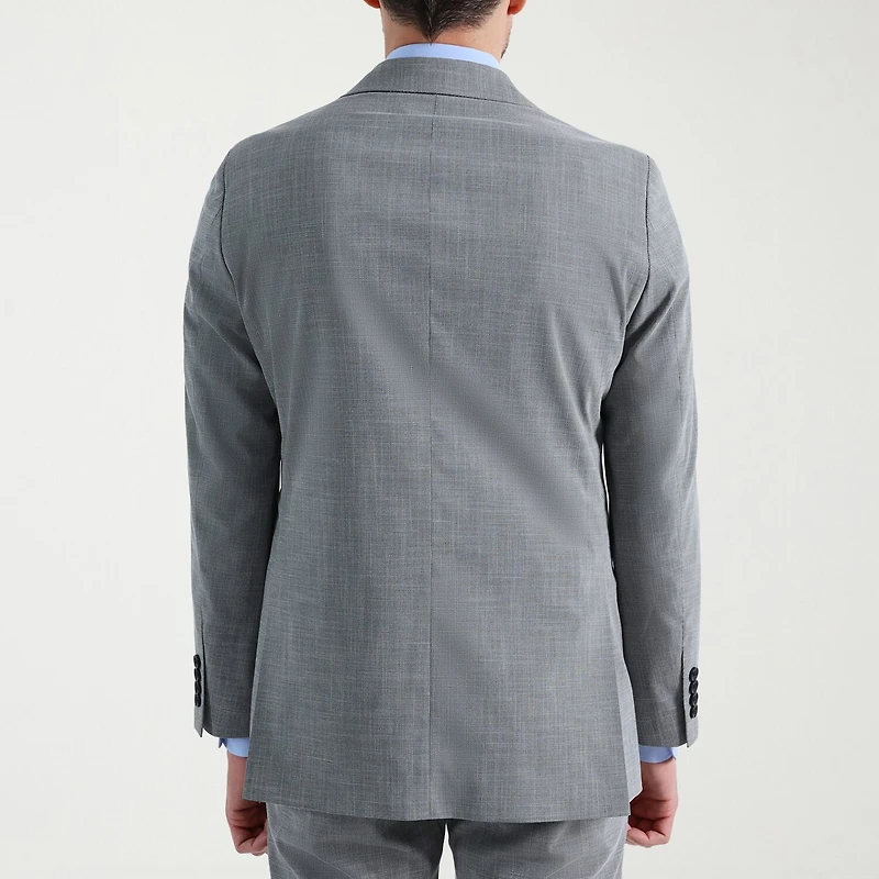 Haggar JMH 4 Way Stretch Houndstooth Mens Slim Fit Suit Jacket