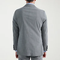 Haggar JMH 4 Way Stretch Houndstooth Mens Slim Fit Suit Jacket
