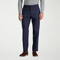 Haggar JMH Tailored Windowpane Mens Modern Fit Flat Front Suit Pant