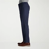 Haggar JMH Tailored Windowpane Mens Modern Fit Flat Front Suit Pant